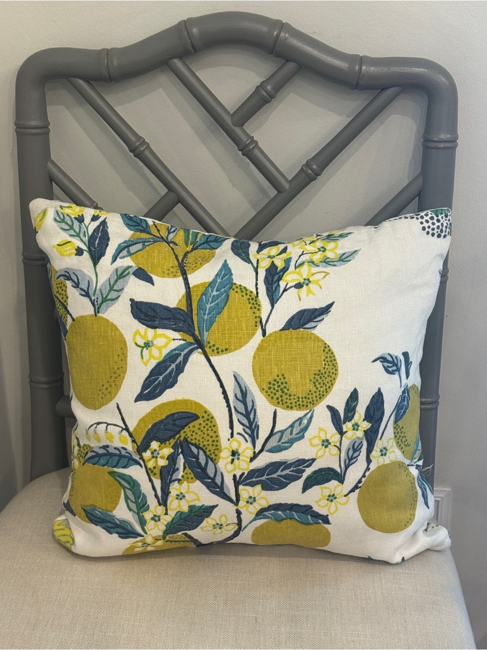 SCHUMACHER CITRUS GARDEN PILLOW